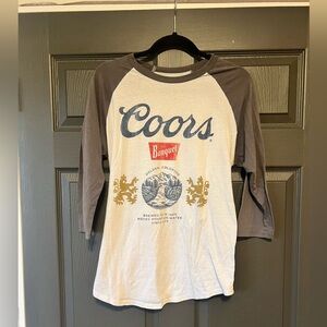 Coors Banquet Vintage Baseball Tee